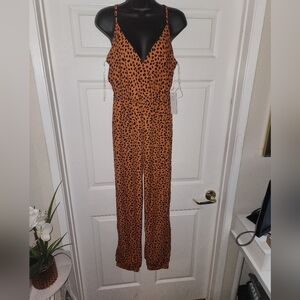 Leopard jumpsuit size L